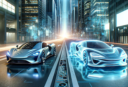 Tapeta Futuristické auto 675568165